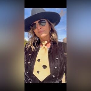 Dirty Mojave Tan Leather Heirloom Wide Plain Necktie Western Festival Fashion